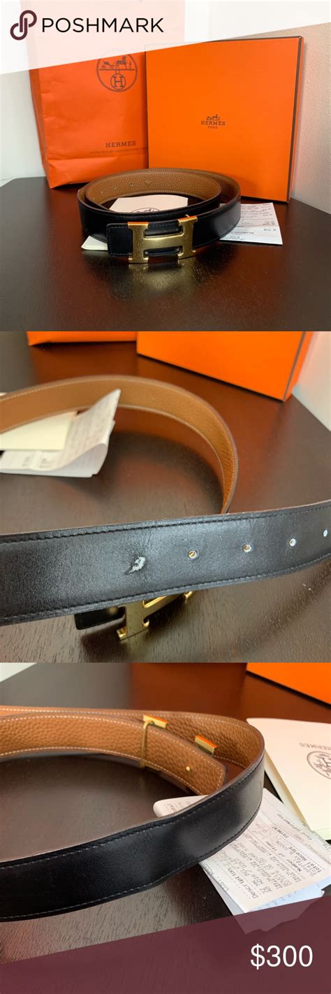 authentic hermes belt card|Hermes belt real price.